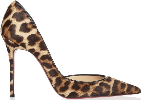 Christian Louboutin "Iriza" Pumps in Brown Leopard Print