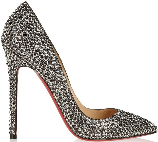 Christian Louboutin "Pigalle Strass" Pumps