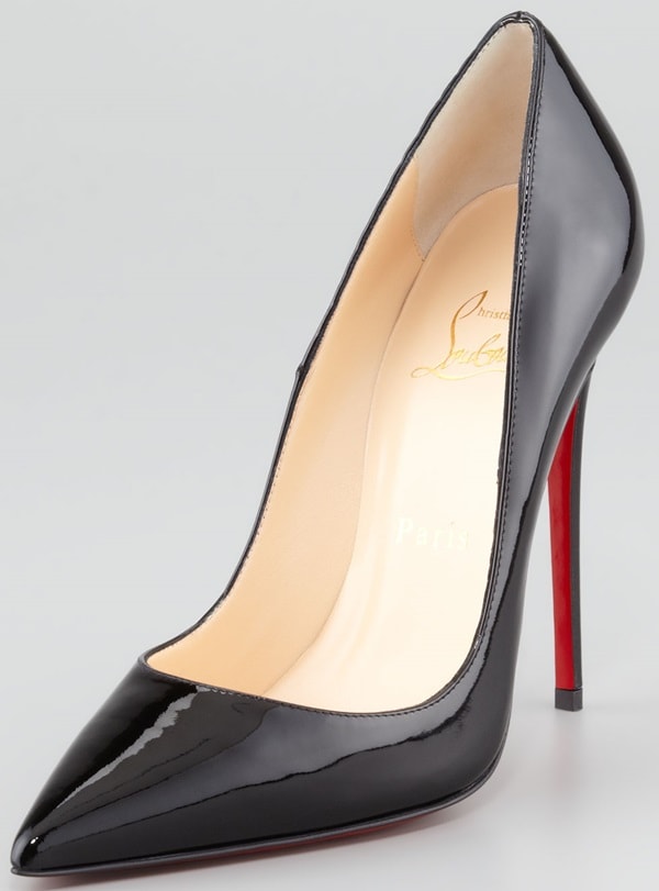 Christian Louboutin "So Kate" Pumps in Black Patent