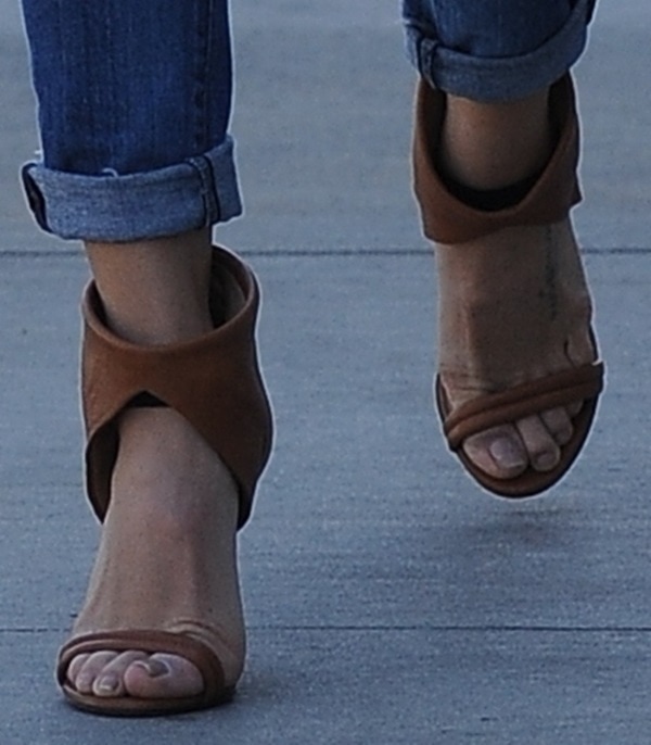 Jenna Dewan-Tatum's one-of-a-kind cone-heeled sandals