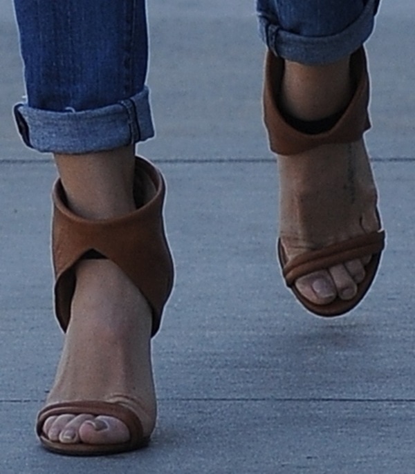 Jenna Dewan-Tatum's one-of-a-kind cone-heeled sandals