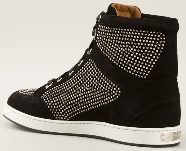 Jimmy Choo Tokyo Studded Hi-Top Sneakers