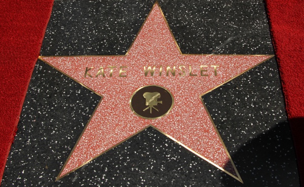 Kate Winslet was the recipient of the 2,520th star