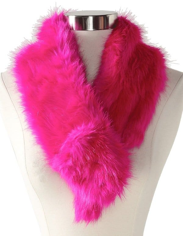 Marc by Marc Jacobs Rue Rabbit Fur Scarf
