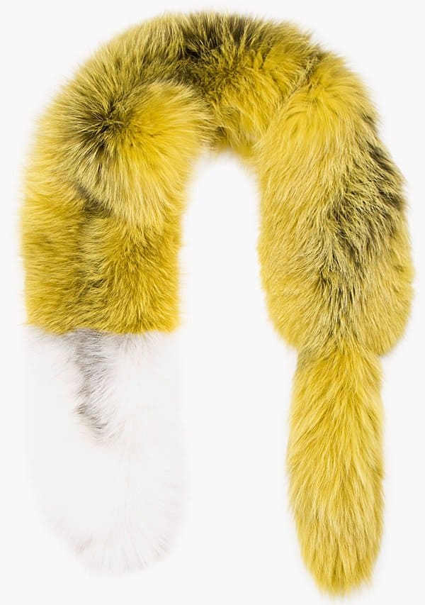 Marni Frost Fox Fur Stole