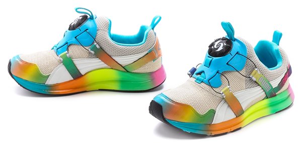Puma x Solange "Girls of Blaze" Disc Rainbow Sneakers