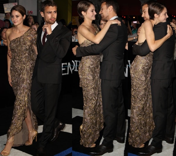 Shailene Woodley with Theo James