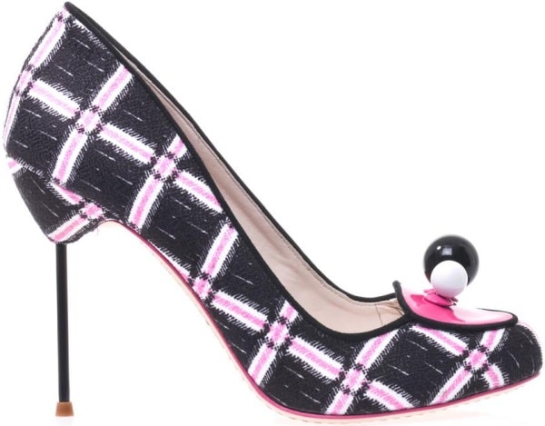 Sophia Webster "Amber" Plaid Pumps