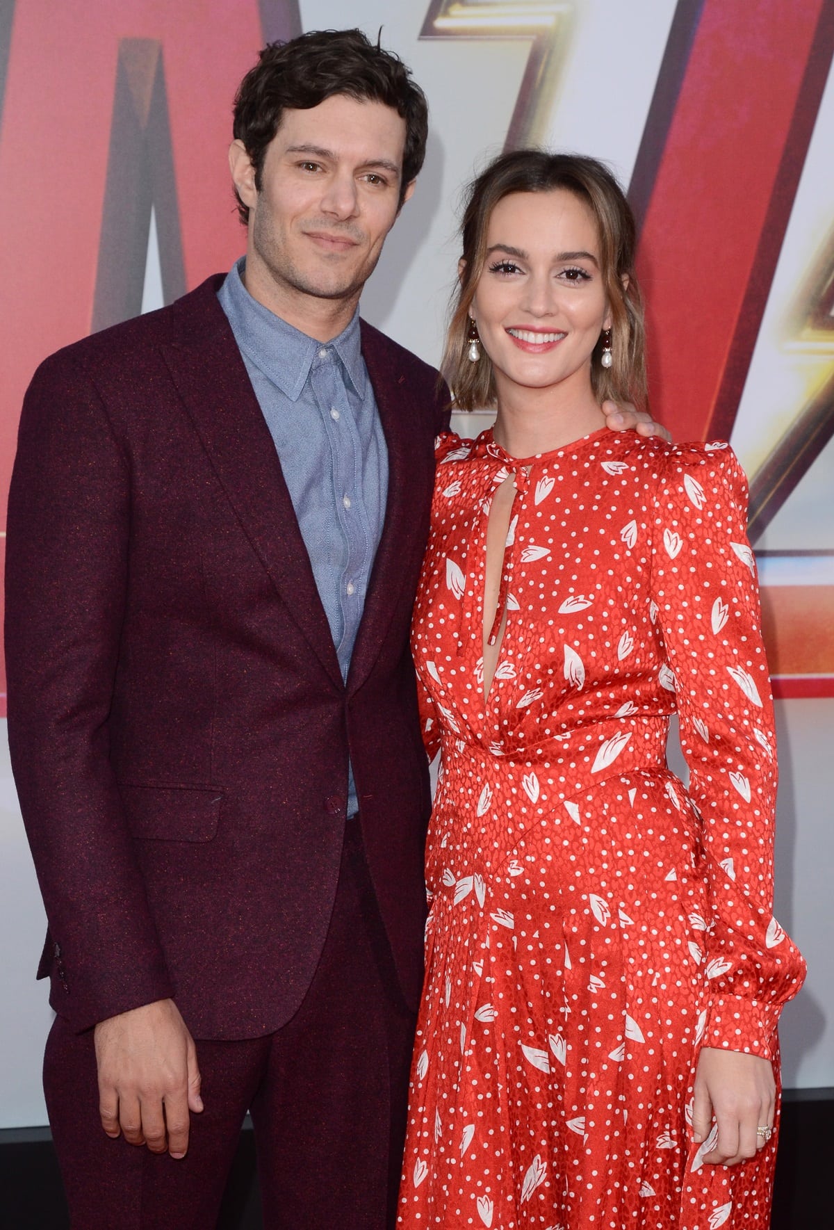 Adam Brody and Leighton Meester first met at Canter's Deli in Los Angeles, where she was dining with the cast of the hit show Gossip Girl, and he was introduced to her by Josh Schwartz