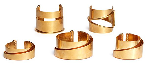 Alexander McQueen Full arm five cuff set