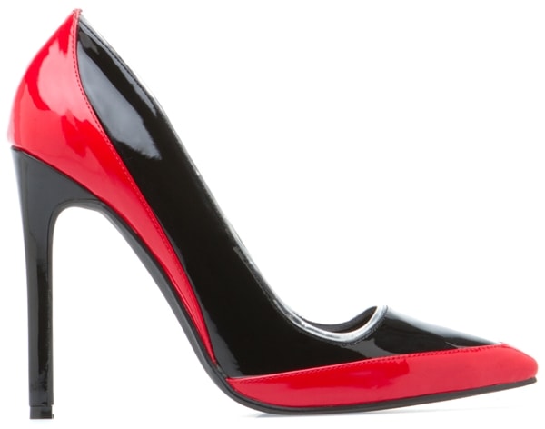 Beau-Ashe 'Maira' Pumps in Red and Black