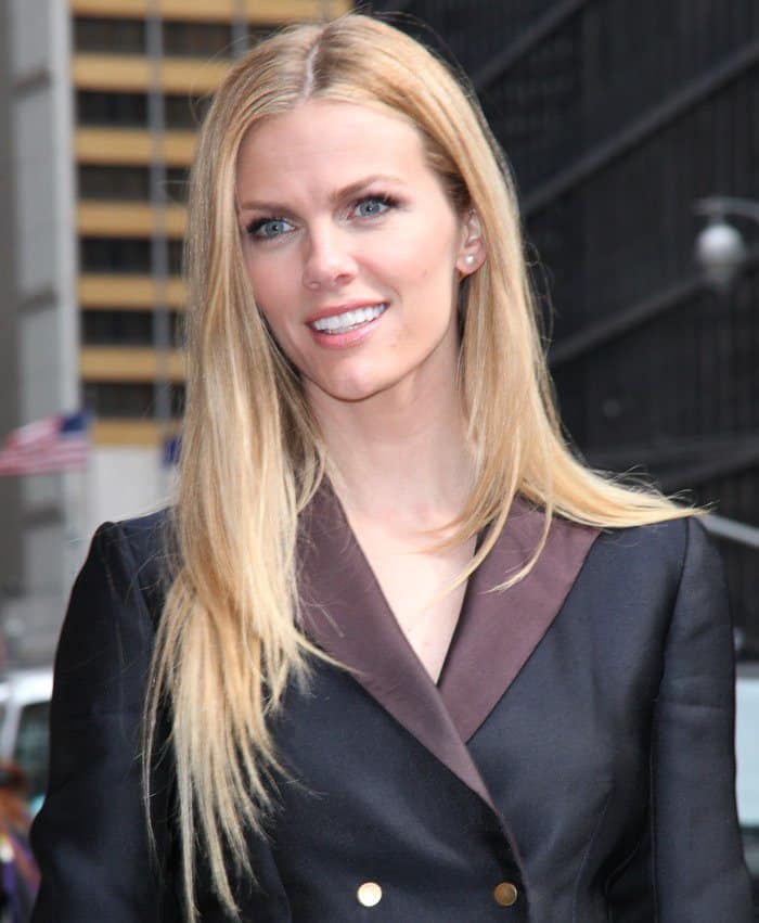 Brooklyn Decker arrives at the Ed Sullivan Theater for her appearance on "The Late Show with David Letterman"