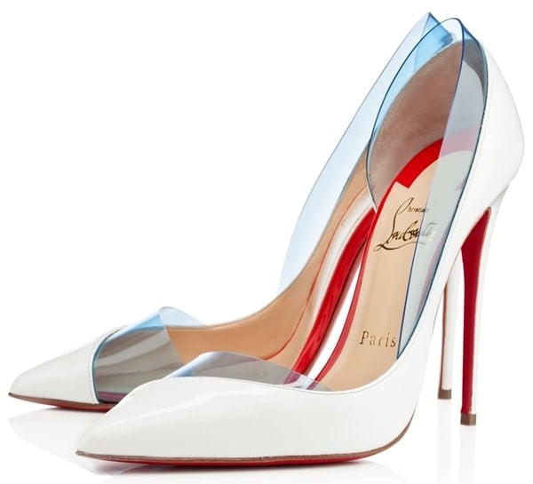 Christian Louboutin Miss Rigidaine Pumps in White