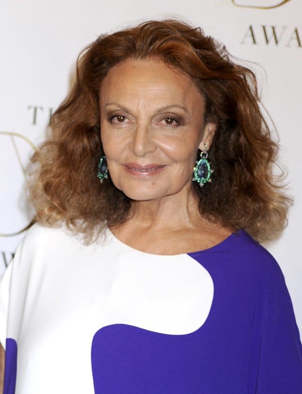 Diane von Furstenberg at the 2014 DVF Awards held at the United Nations in New York City on April 4, 2014
