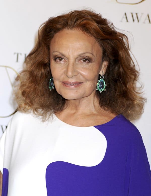 Diane von Furstenberg at the 2014 DVF Awards at the United Nations in New York City on April 4, 2014