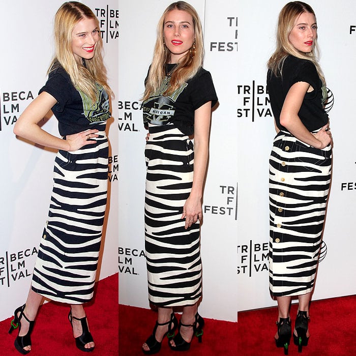 Dree Hemingway at the world premiere of Ryan Piers Williams' feature film, X/Y, during the 2014 Tribeca Film Festival