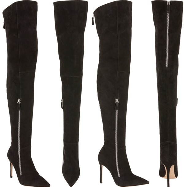 Gianvito Rossi Double-Zip Over-the-Knee Boots