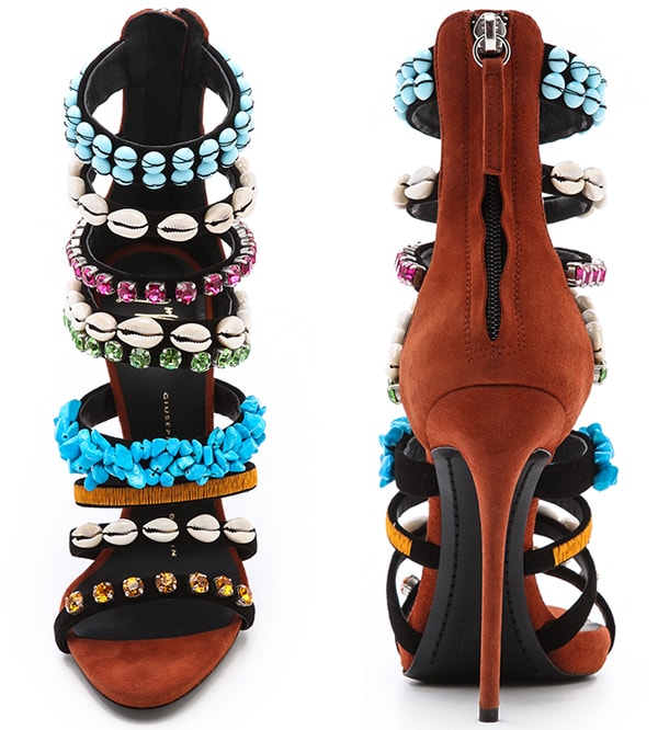 Giuseppe Zanotti Coline Strappy Embellished Sandals
