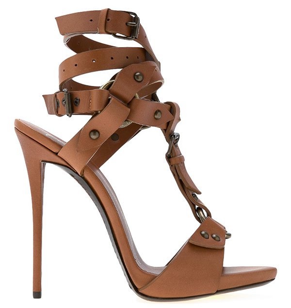 Giuseppe Zanotti Strappy Multiple Buckle Sandals