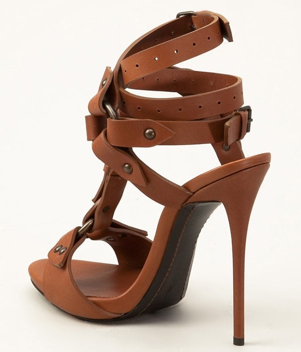 Giuseppe Zanotti Strappy Multiple Buckle Sandals