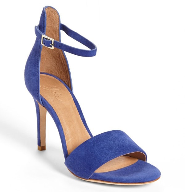 Joie Jaclyn Suede Sandals Cobalt