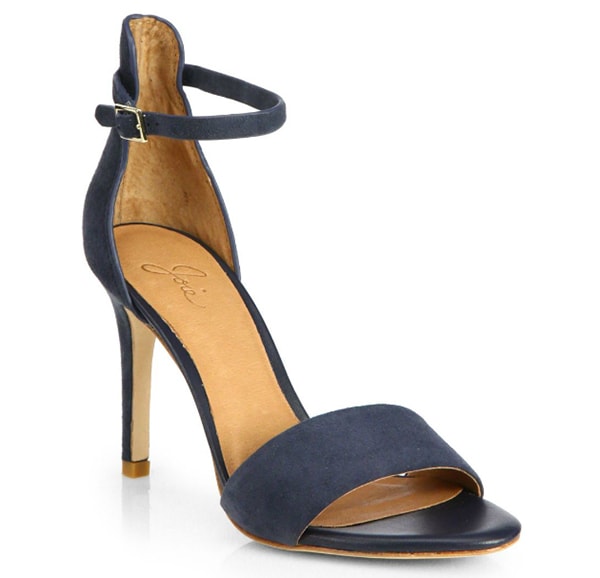 Joie Jaclyn Suede Sandals Navy