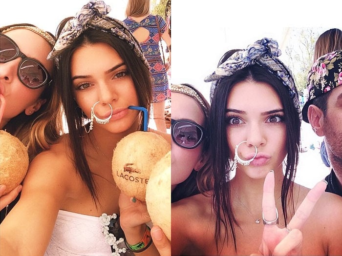 Via Kendall Jenner's Instagram: The reality star wears an oversized nose ring