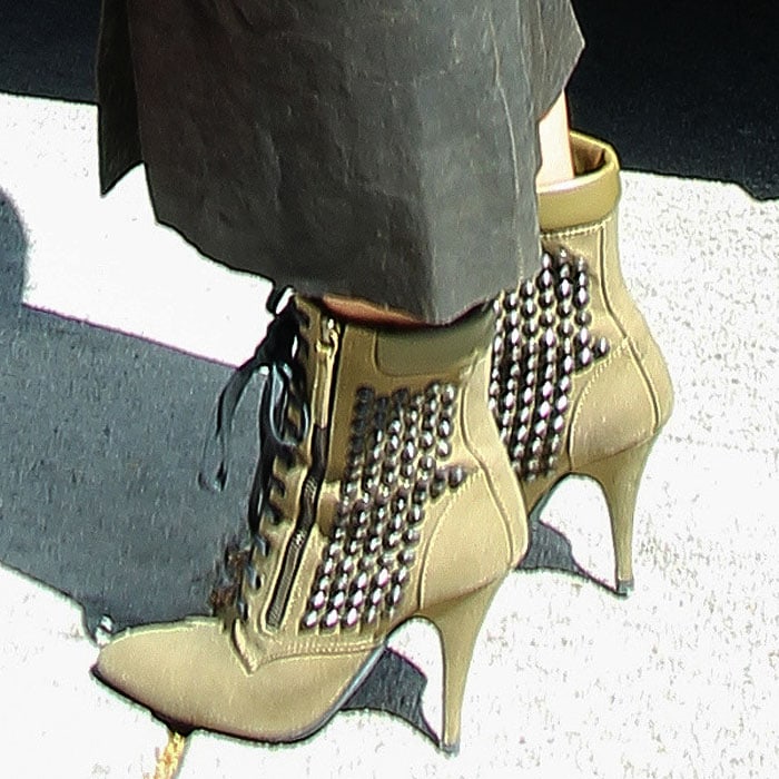 Kim Kardashian's Giuseppe Zanotti for Balmain military-inspired boots