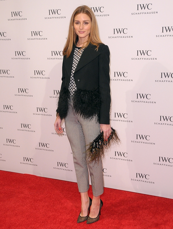 Olivia Palermo at "For the Love of Cinema" celebration dinner hosted by IWC Schaffhausen and Tribeca Film Festival at Urban Zen Loft in New York City on April 17, 2014