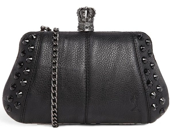 Religion Poison Frame Black Clutch Bag