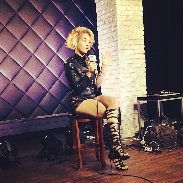 Rita Ora promoting I Will Never Let You Down