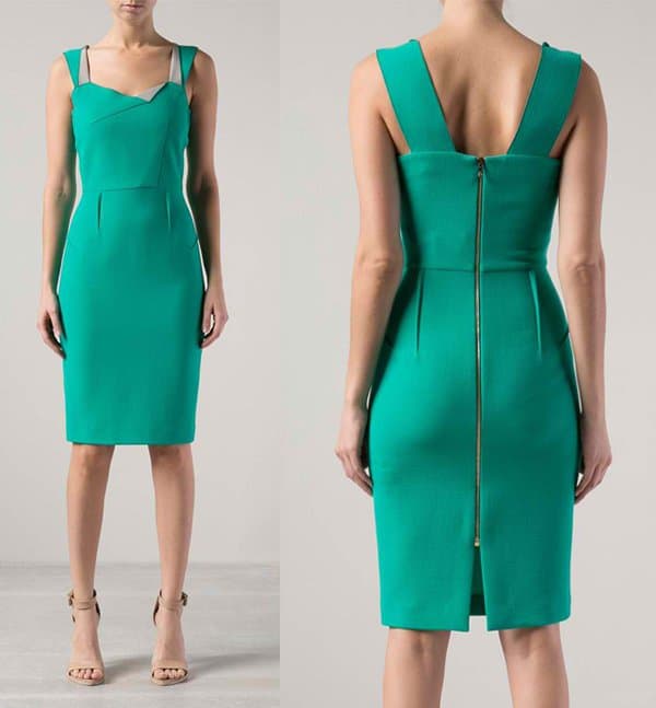 Roland Mouret Meissa Bicolor Dress