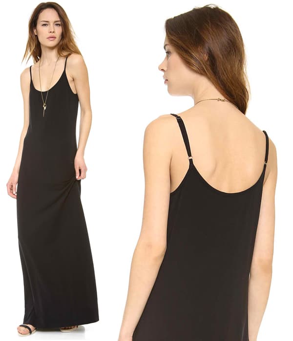 Splendid Maxi Tank Dress With Slit