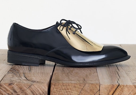 Metal plate oxfords from Celine's Pre-Fall 2013 Collection