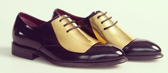 Metal plate oxfords from Celine's Pre-Fall 2013 Collection