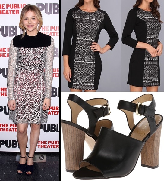 Kensie Contrast Bonded Lace and Ivanka Trump 'Omari' Sandals