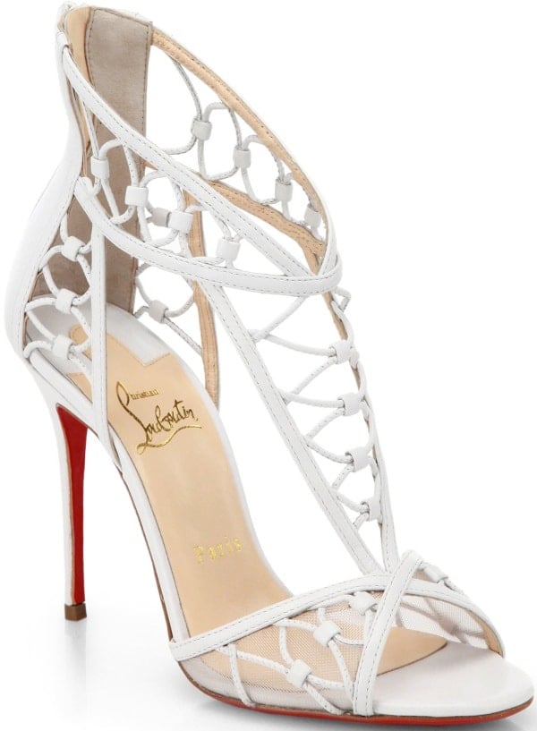 Christian Louboutin "Martha" Sandals in White