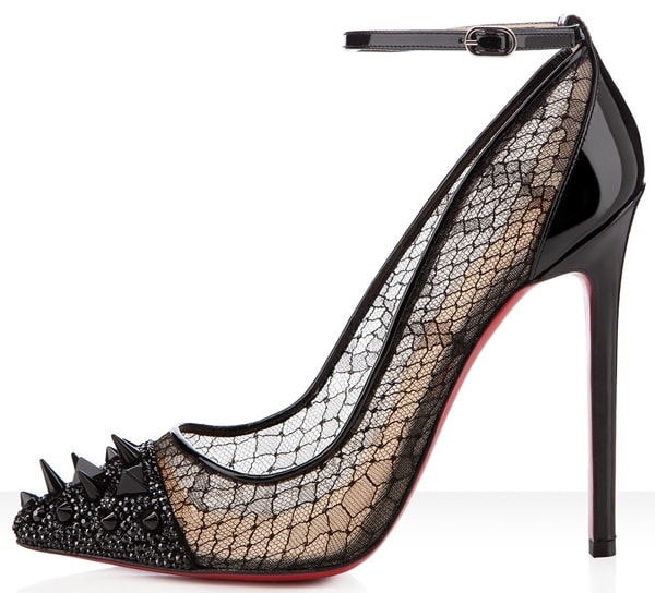 Christian Louboutin Picks & Co Potpourri Ankle-Strap Pumps