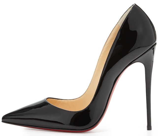 Christian Louboutin "So Kate" Pumps in Black Patent