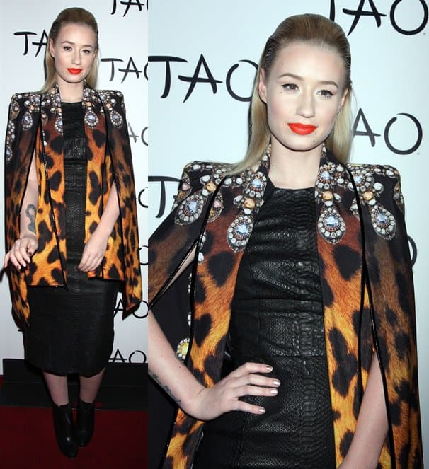 Iggy Azalea attends an event at Tao nightclub in The Venetian Resort Hotel Casino