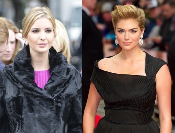 Separated at birth? Ivanka Trump and Kate Upton looking very much alike