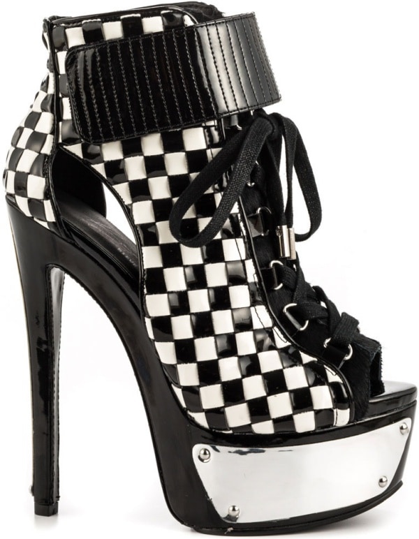 Keyshia Cole by Steve Madden "Duplx" Booties in Black and White