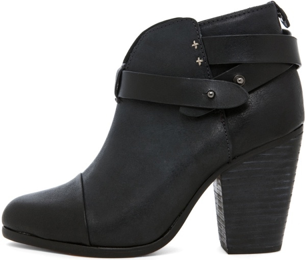 Rag & Bone "Harrow" Booties in Black