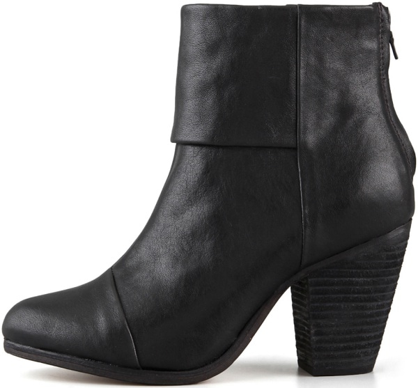 Rag & Bone Classic "Newbury" Boots in Black Leather