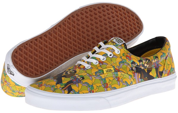 Vans Unisex Yellow Beatles Era Trainers