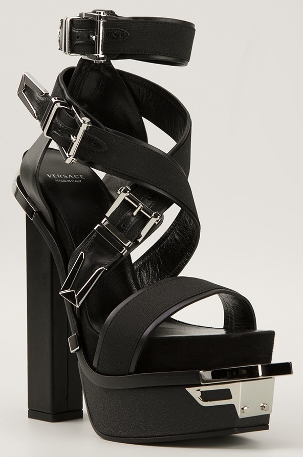 Versace Hard Rock Platform Sandals