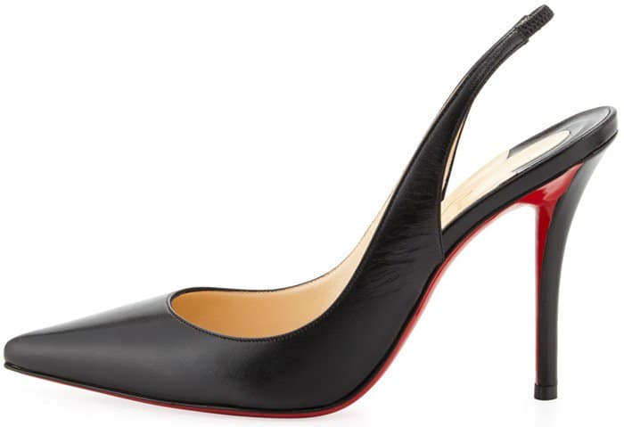 Christian Louboutin "Apostrophe" Slingback Pumps