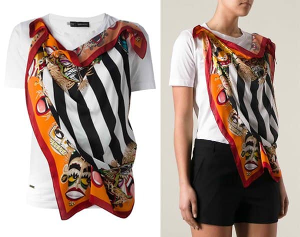 DSQUARED2 Scarf Front Tshirt