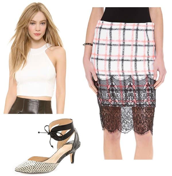 Emma Roberts inspired outfit