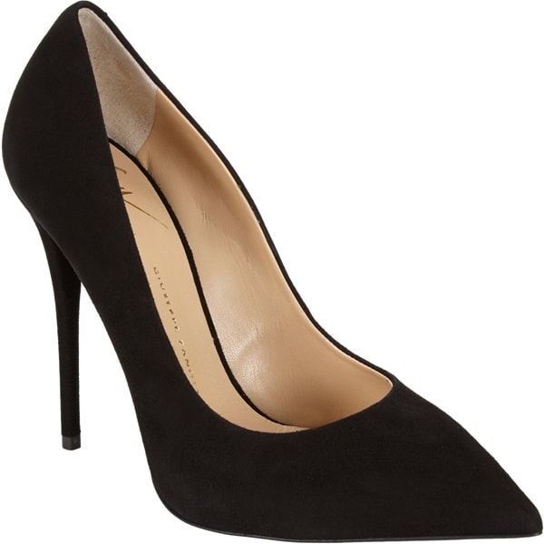 Giuseppe Zanotti Suede Point-toe Pump